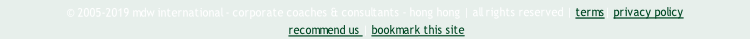 © 2005-2019 mdw international - corporate coaches & consultants - hong hong | all rights reserved | terms| privacy policy
	recommend us | bookmark this site